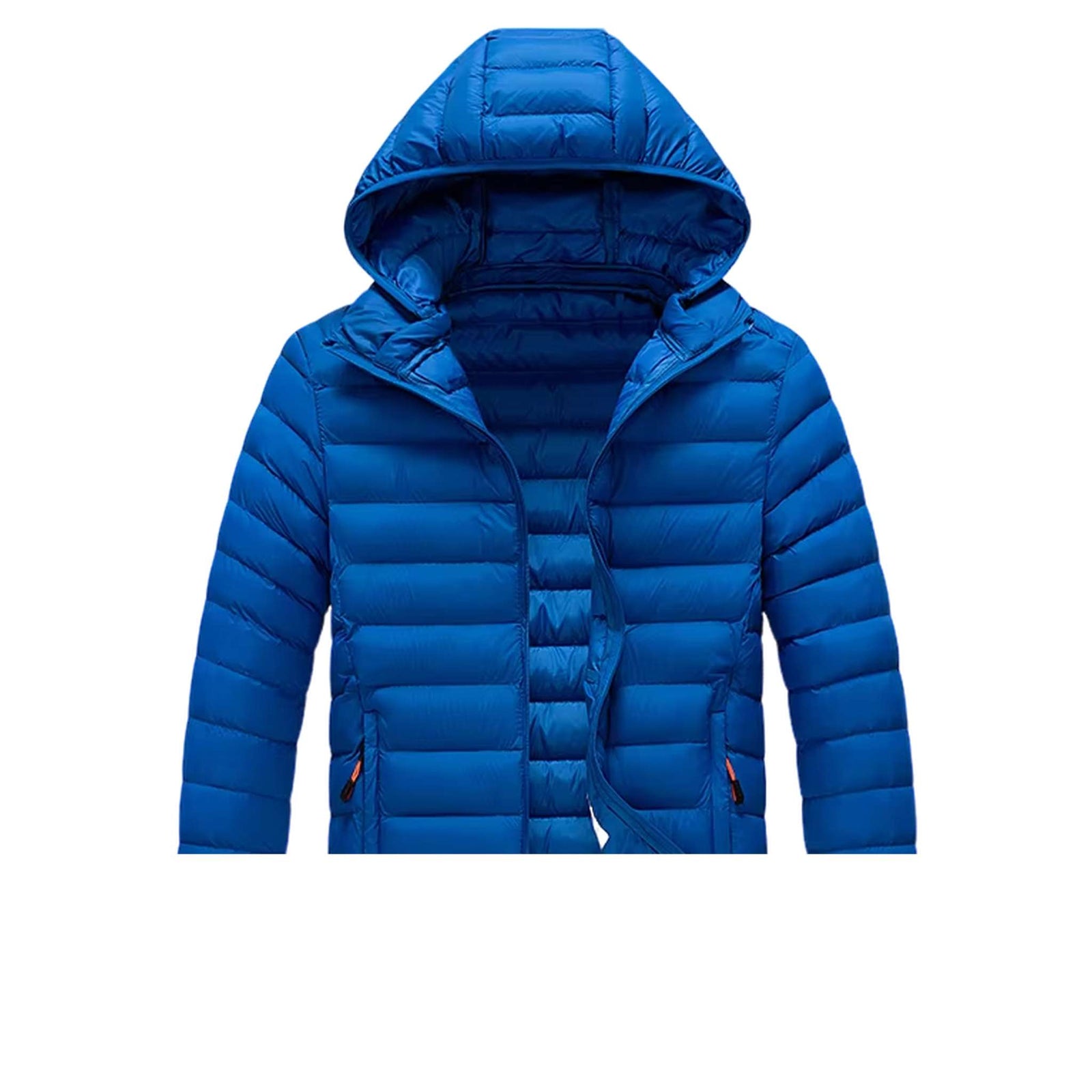 Insulated Winter Parka with Detachable Hood - Men's