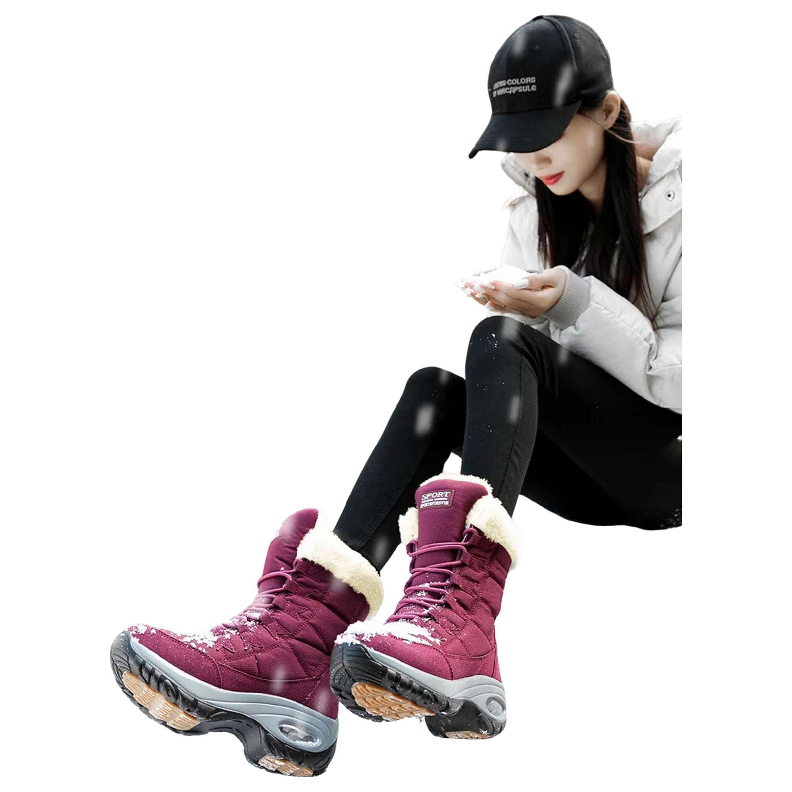 Waterproof Snow Boots - Women's