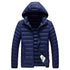 Men's Insulated Winter Parka with Detachable Hood