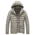 Men's Insulated Winter Parka with Detachable Hood