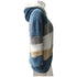 Women's Hooded Cashmere Patchwork Coat