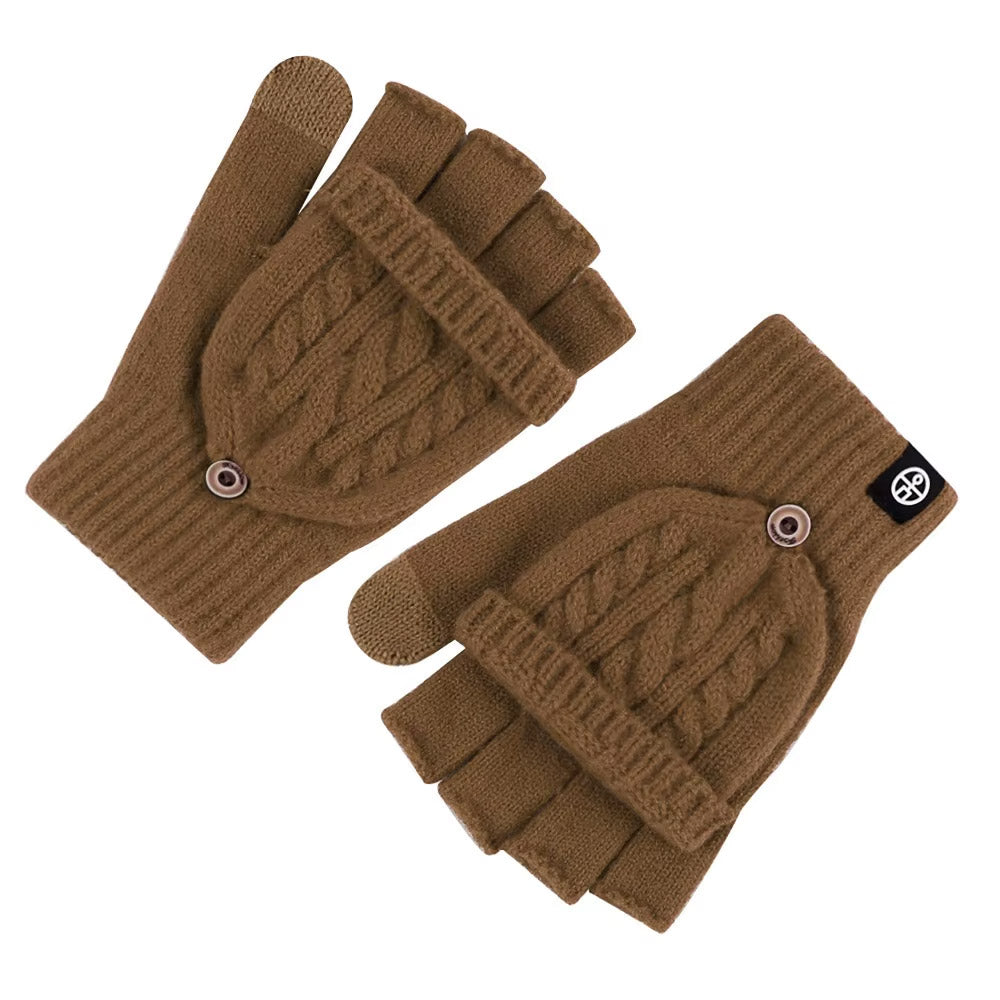 Alpex Dunridge women's acrylic flip-top gloves