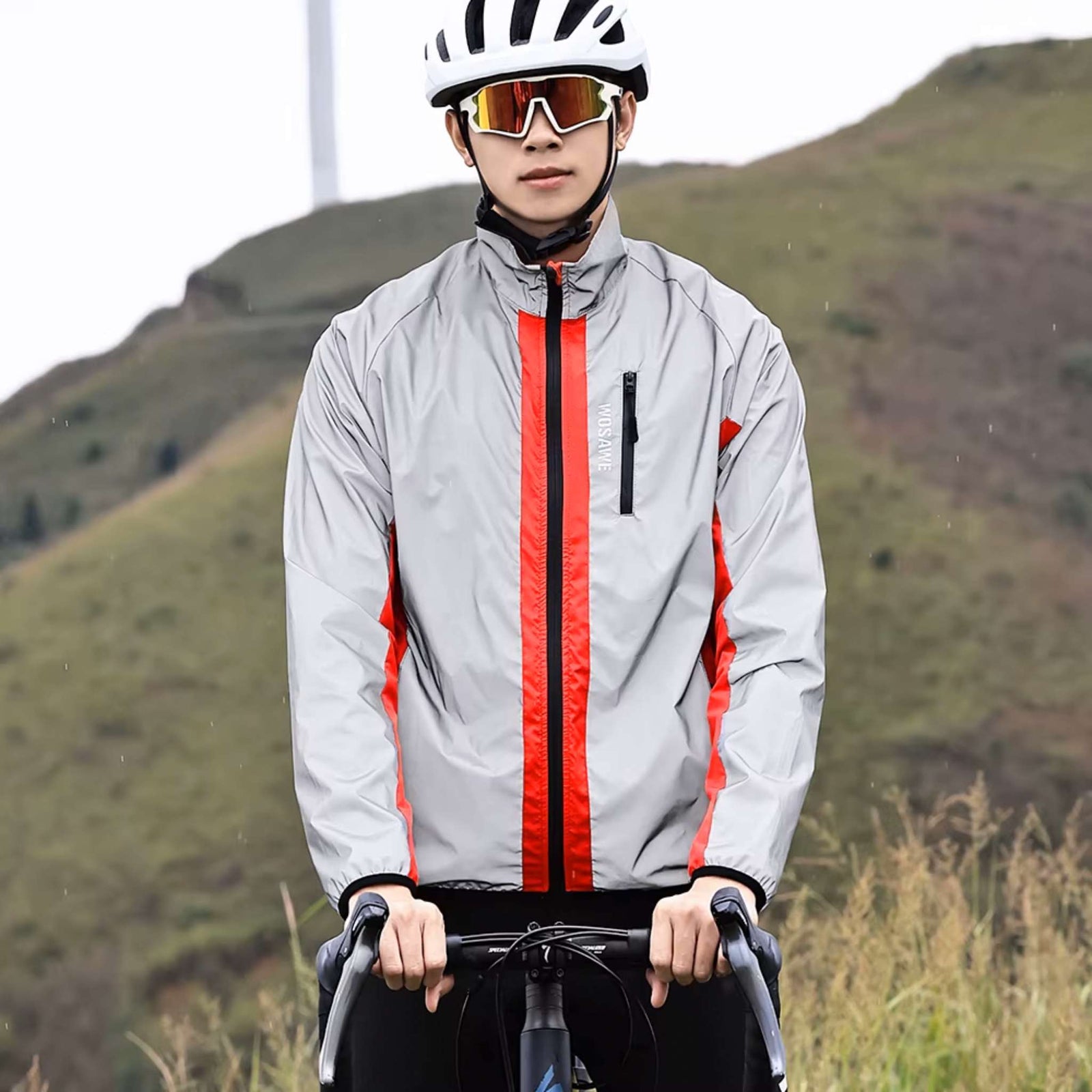 Full Reflective Cycling Jacket - Men's