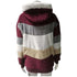 Women's Hooded Cashmere Patchwork Coat