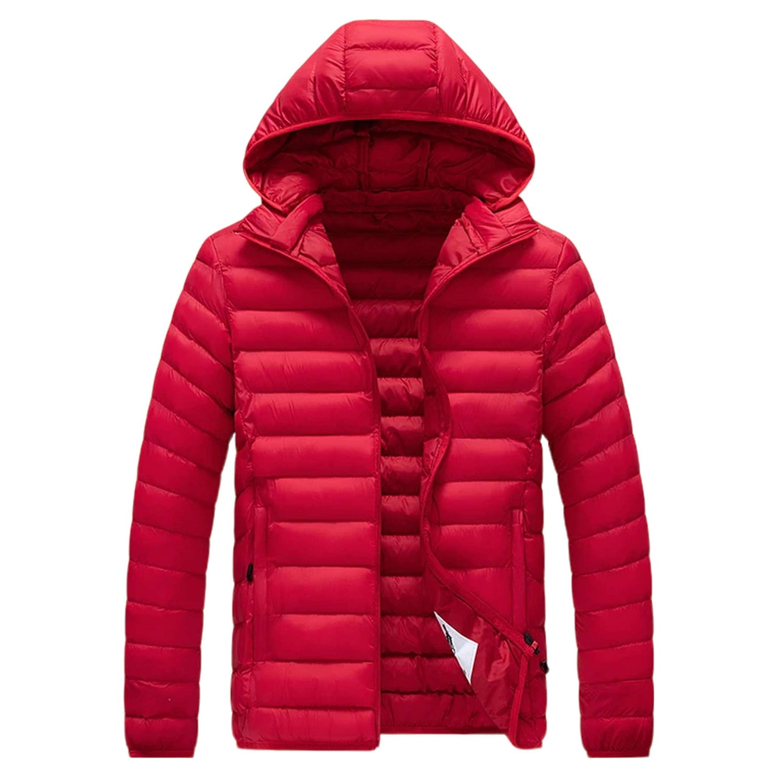 Insulated Winter Parka with Detachable Hood - Men's