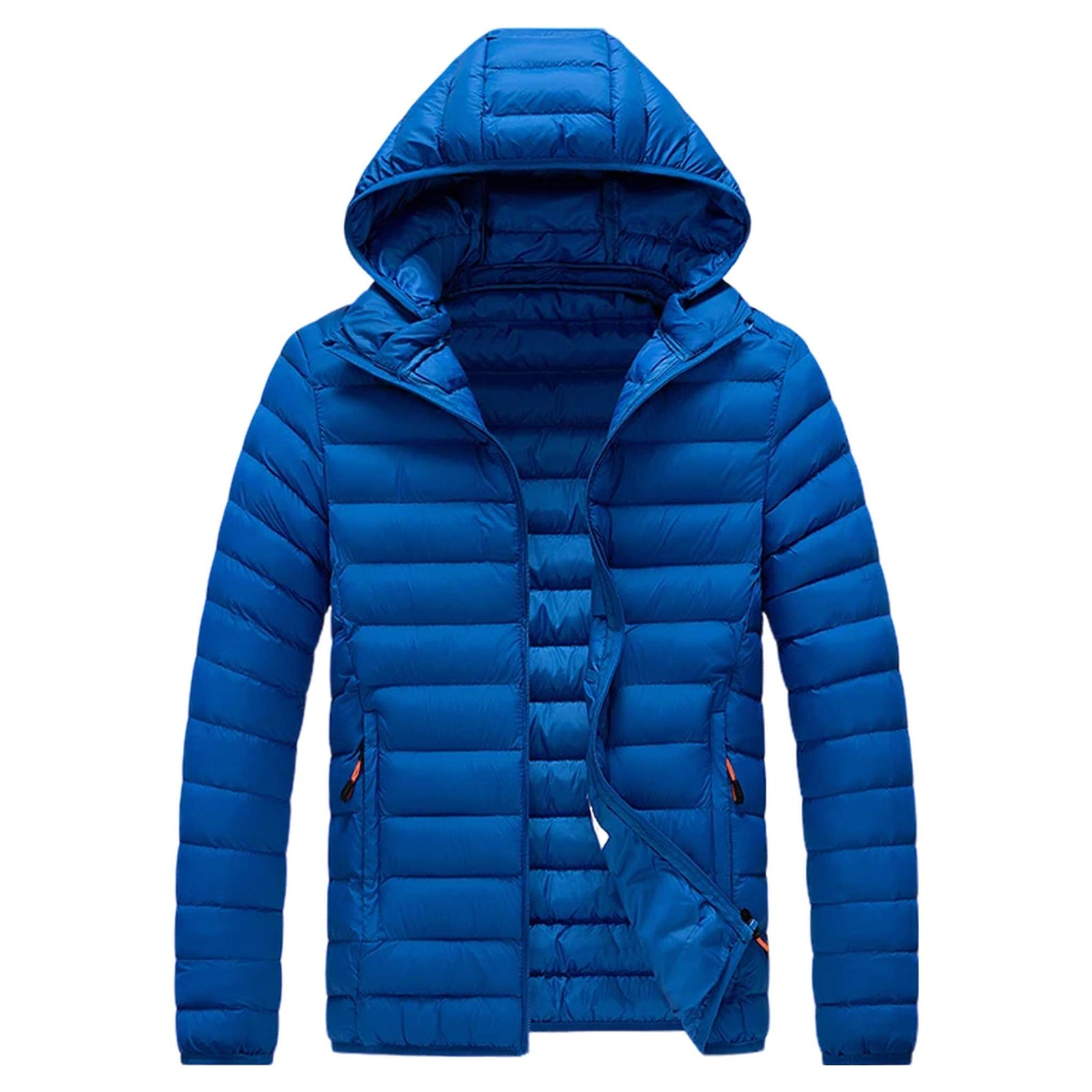 Insulated Winter Parka with Detachable Hood - Men's