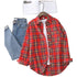 Flannel Plaid Shirt for Women