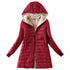 Cozy Autumn Winter Hooded Mid-length Jacket