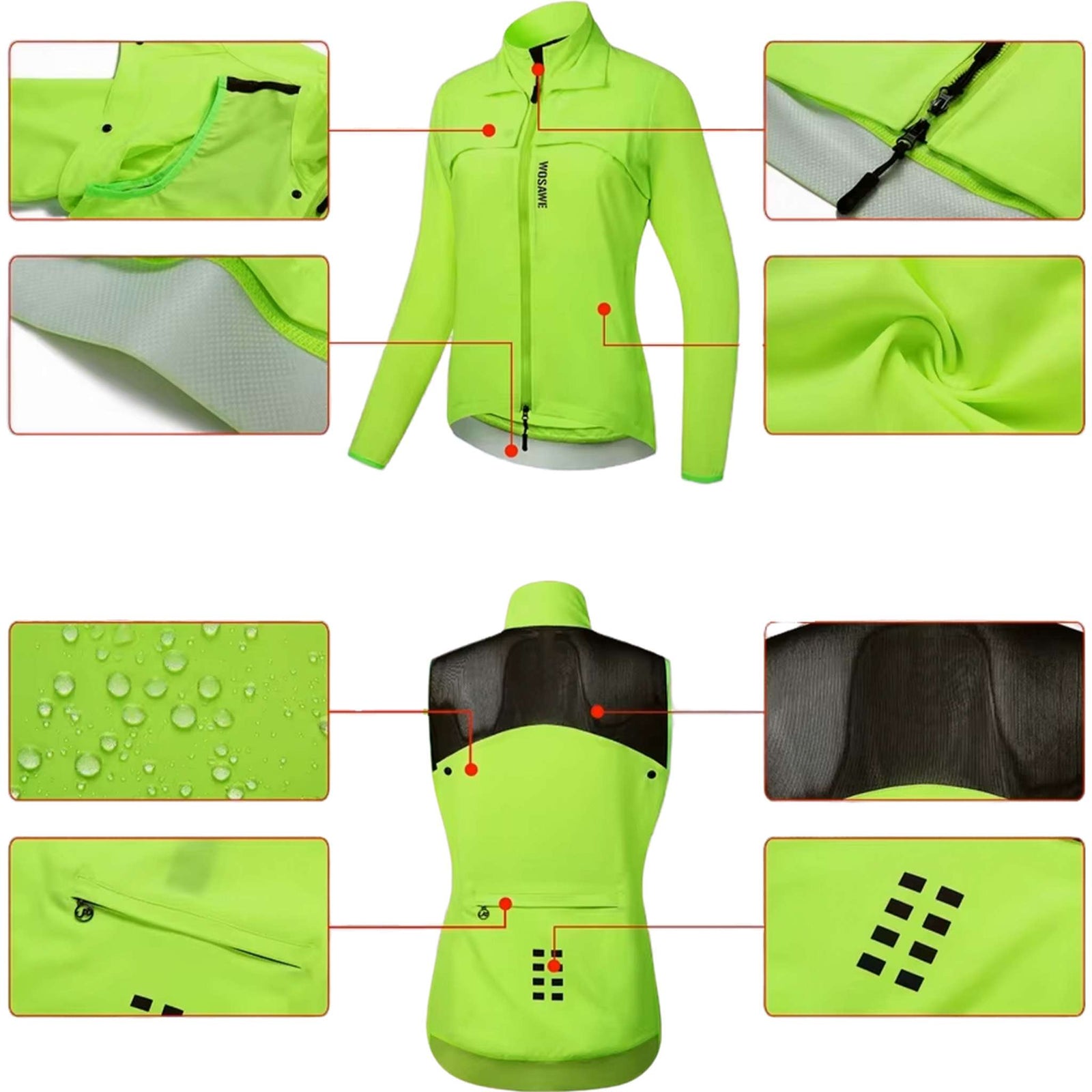 CycloneFlex Convertible Cycling Jacket