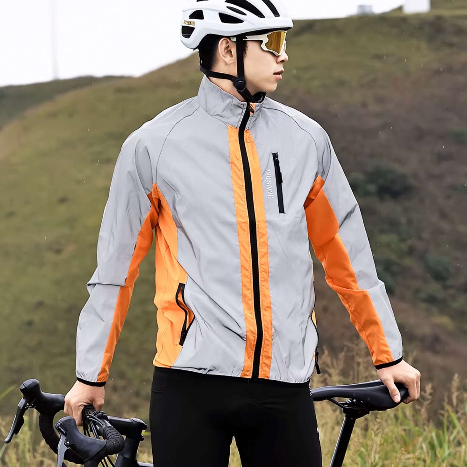 Full Reflective Cycling Jacket - Men's