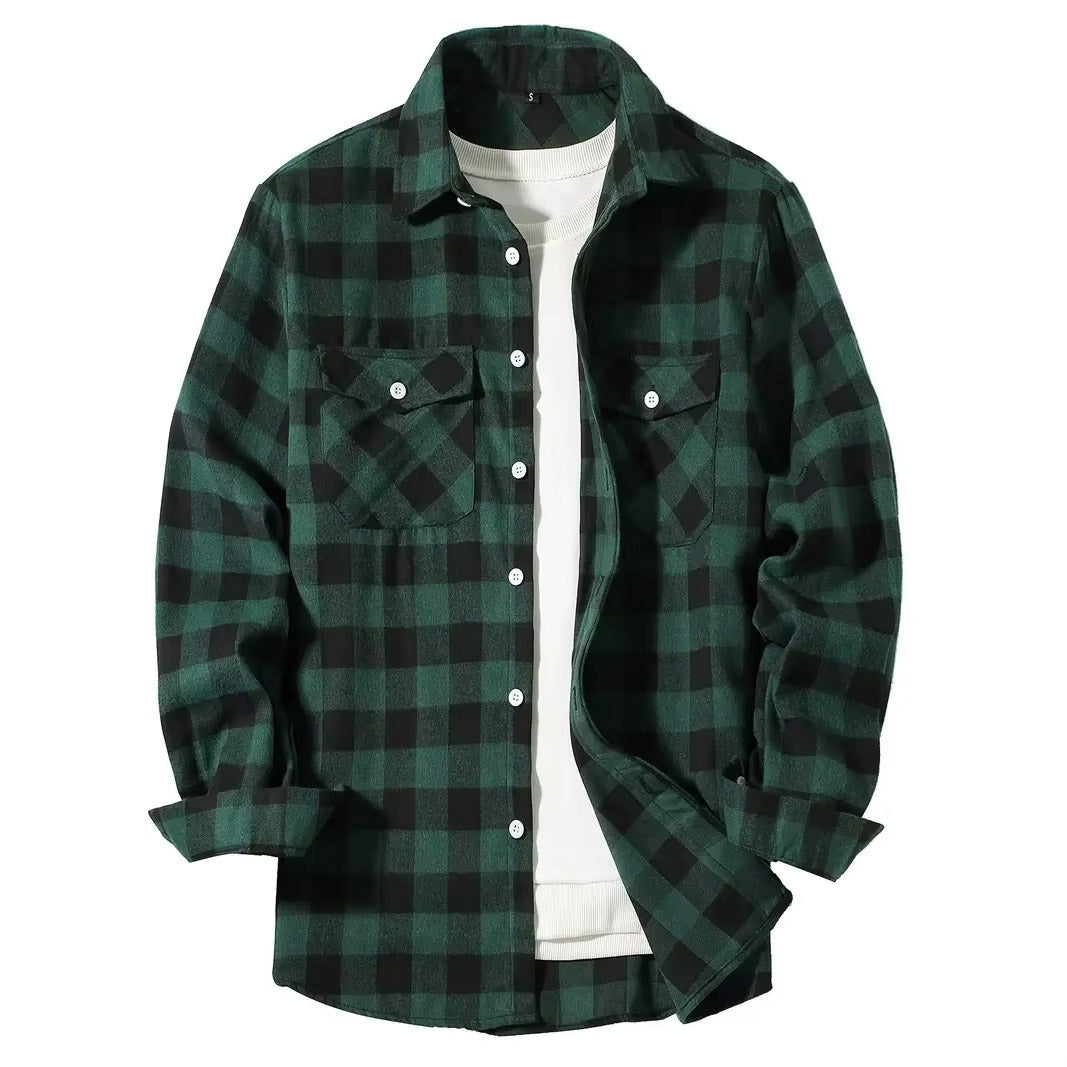 GridLock Flannel Shirt - Men's