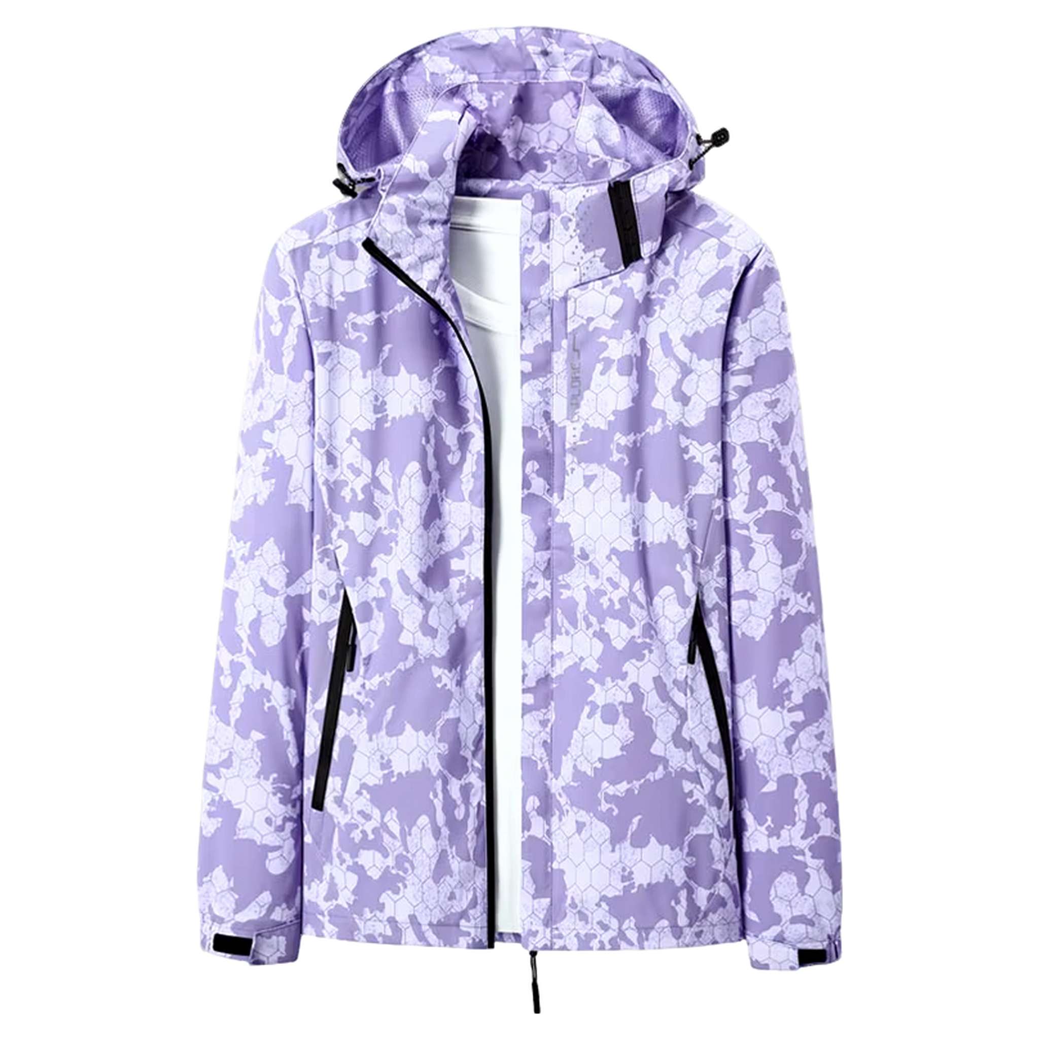 Women's Camouflage Waterproof Hiking Jacket