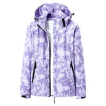 Women's Camouflage Waterproof Hiking Jacket