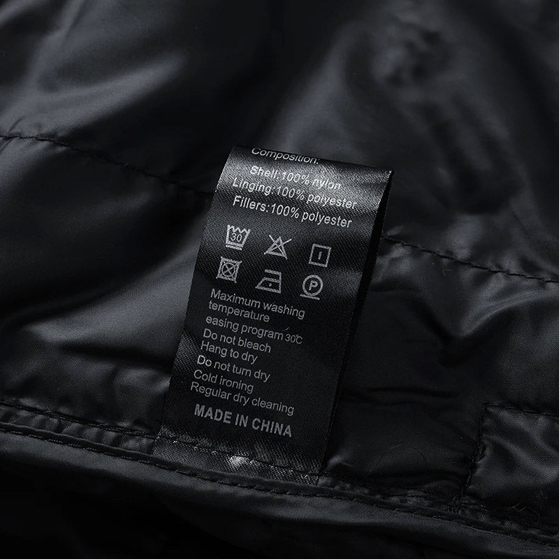Insulated Winter Parka with Detachable Hood - Men's