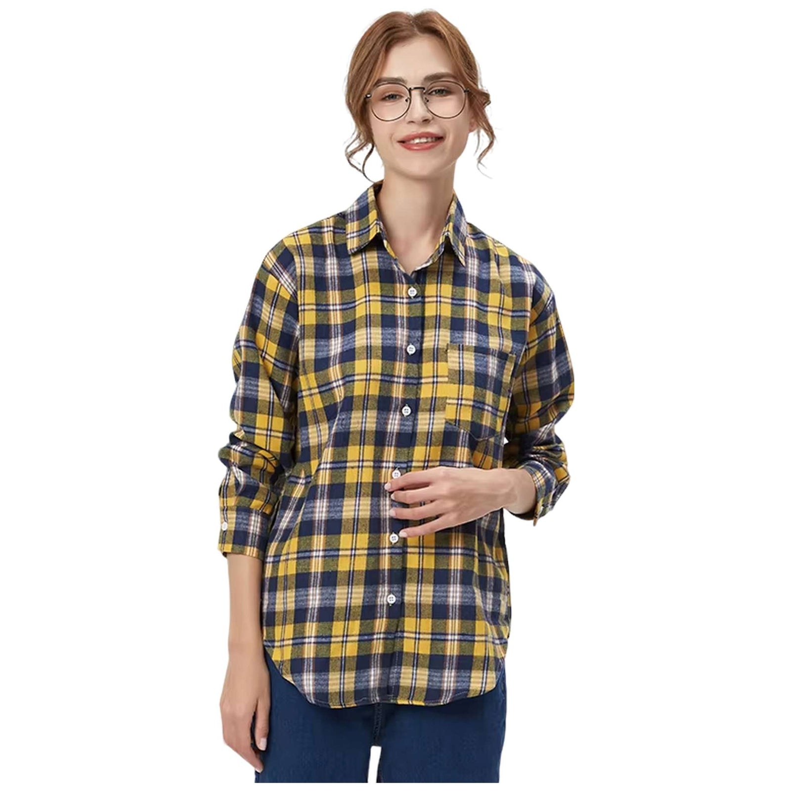 Flannel Plaid Shirt - Women's