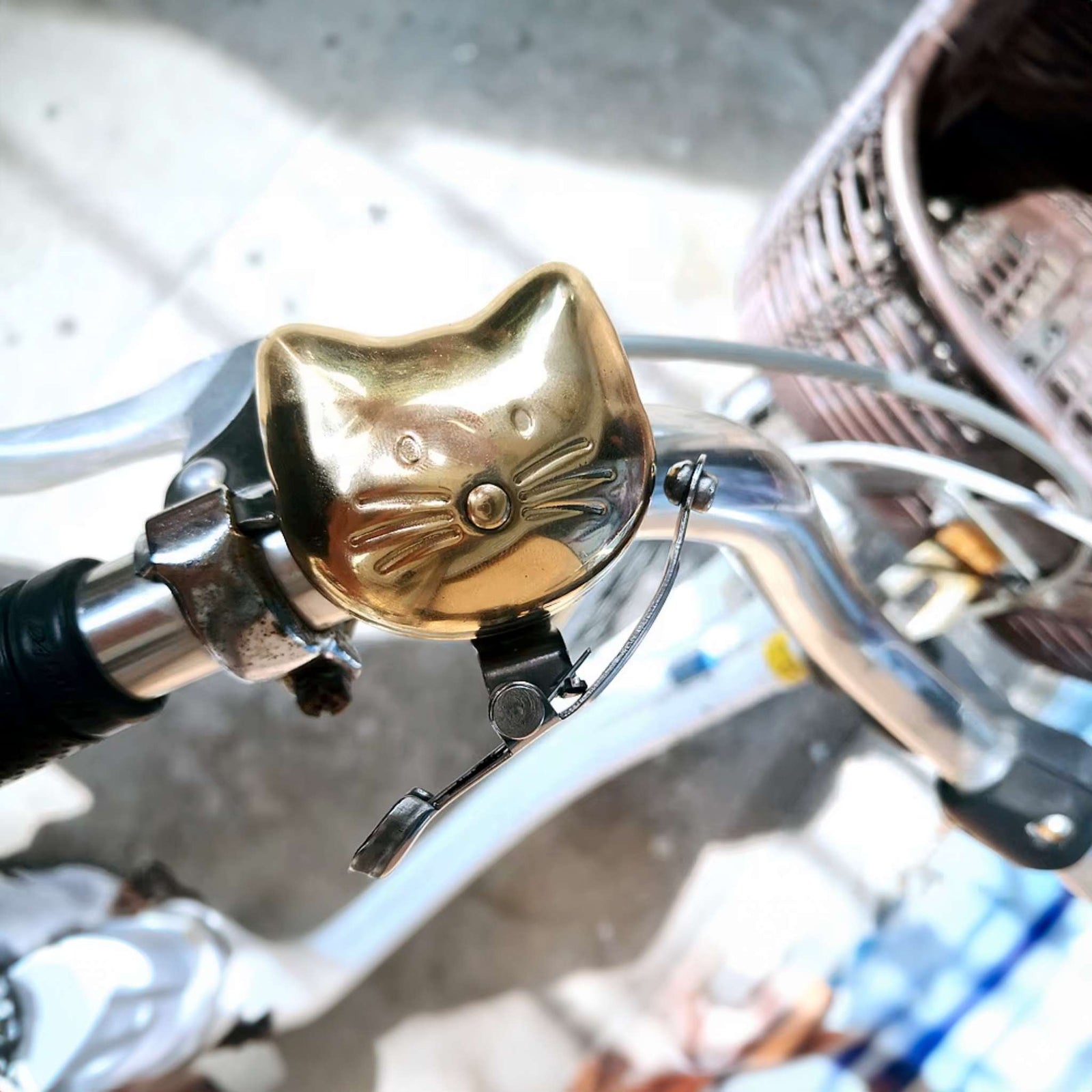 Alpex Copper Cat Bicycle Bell