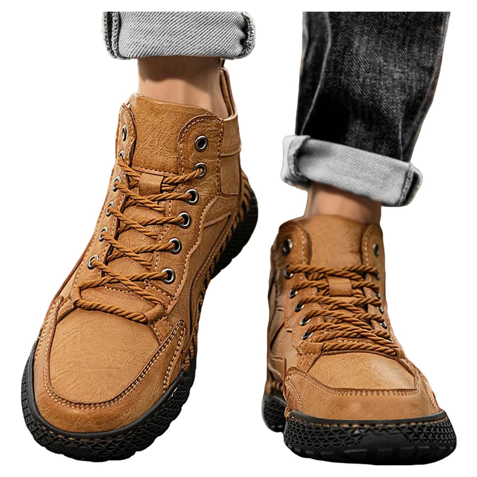 High-Top Winter Hiking Sneakers - Men's