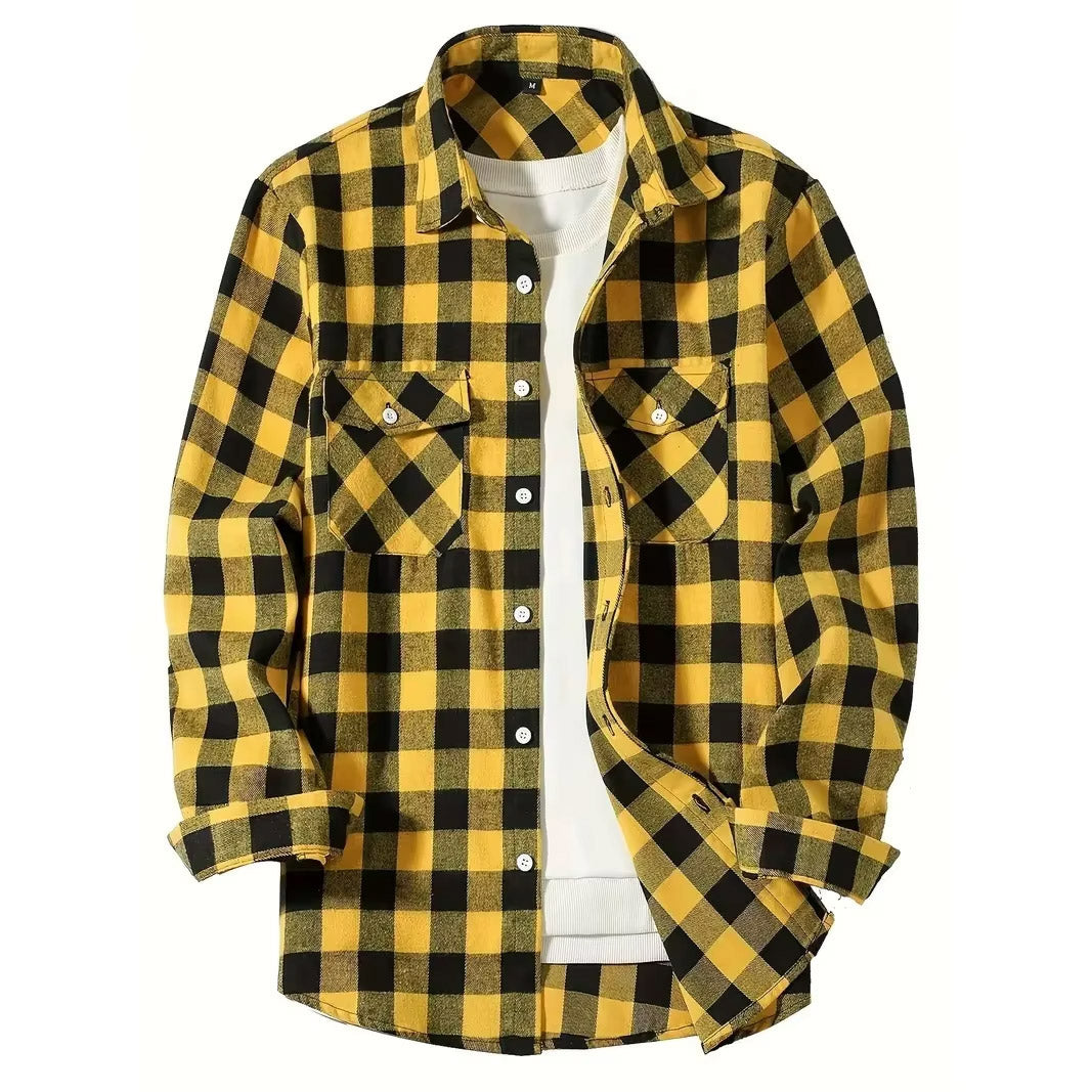 GridLock Flannel Shirt - Men's