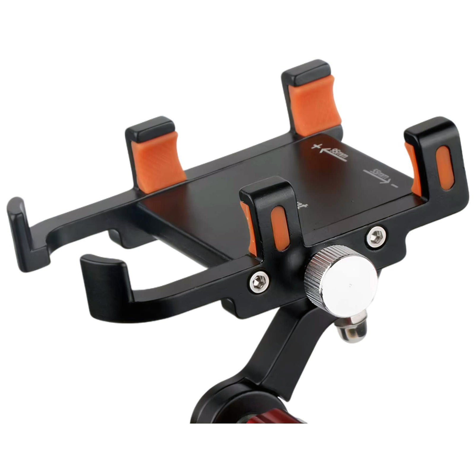360° Rotatable Alloy Phone Mount - Secure & Versatile GPS Handlebar Bracket for Bikes & Motorcycles