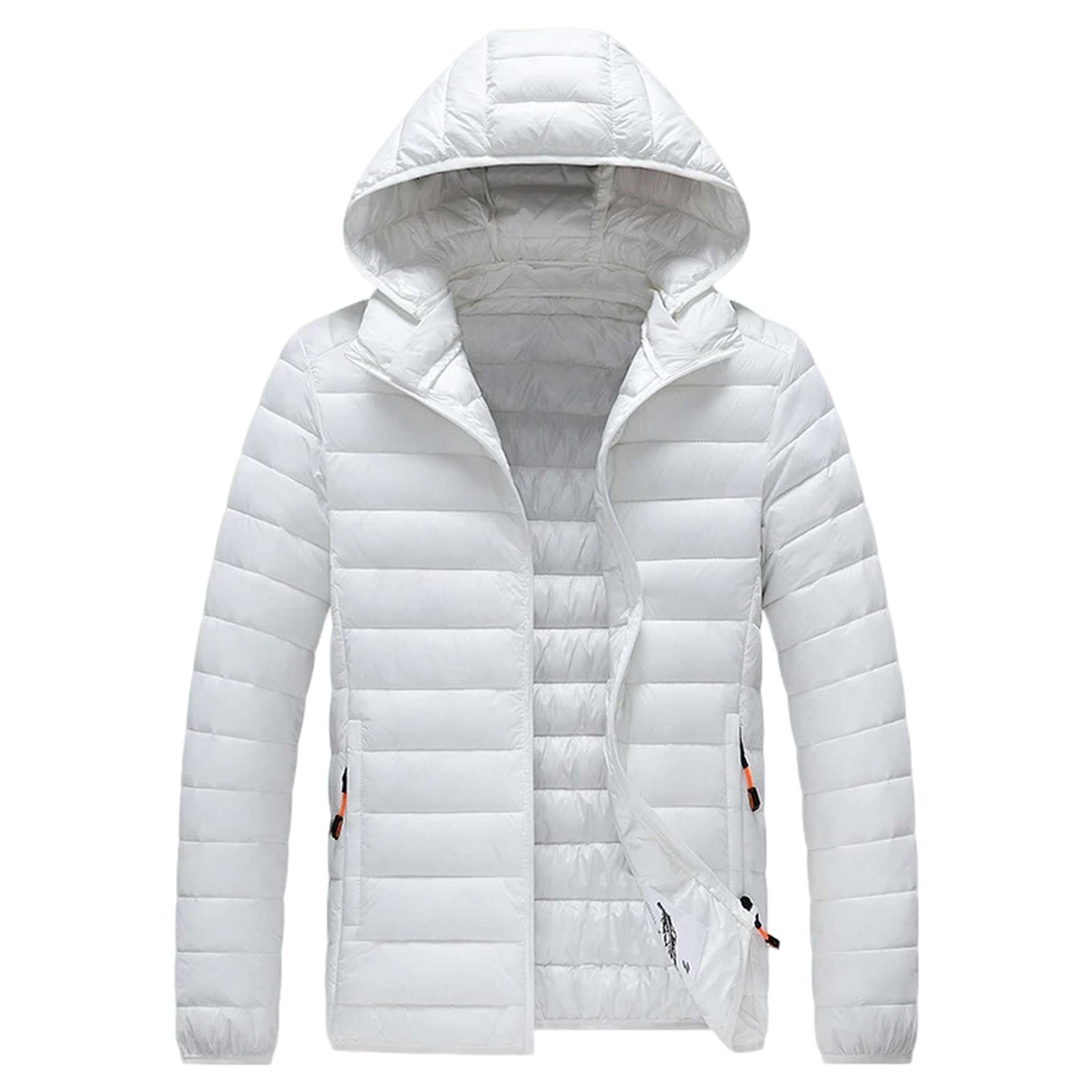 Insulated Winter Parka with Detachable Hood - Men's