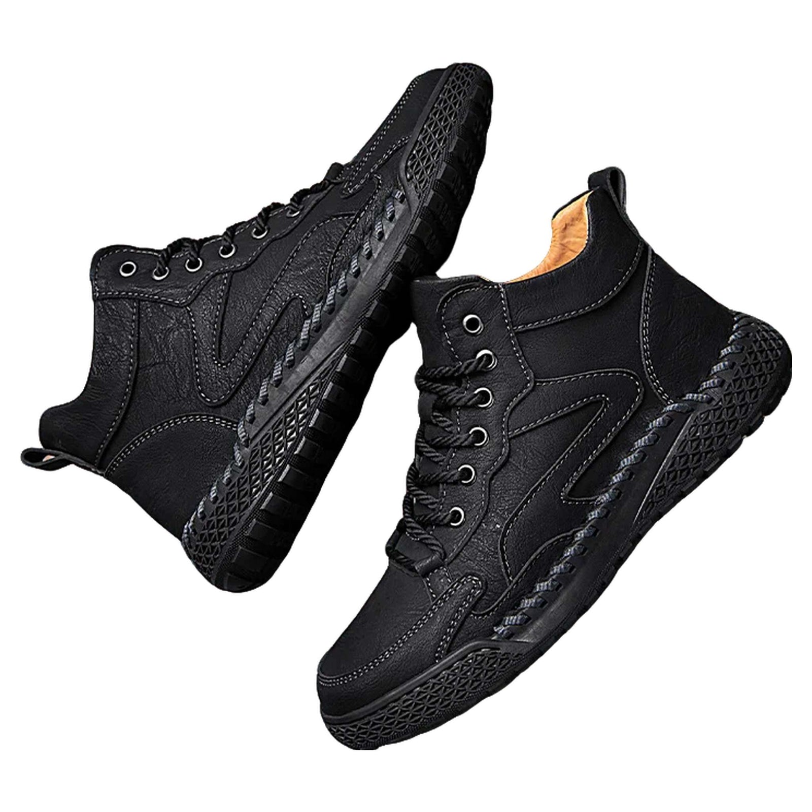 High-Top Winter Hiking Sneakers - Men's
