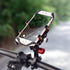 360° Rotatable Alloy Phone Mount - Secure & Versatile GPS Handlebar Bracket for Bikes & Motorcycles