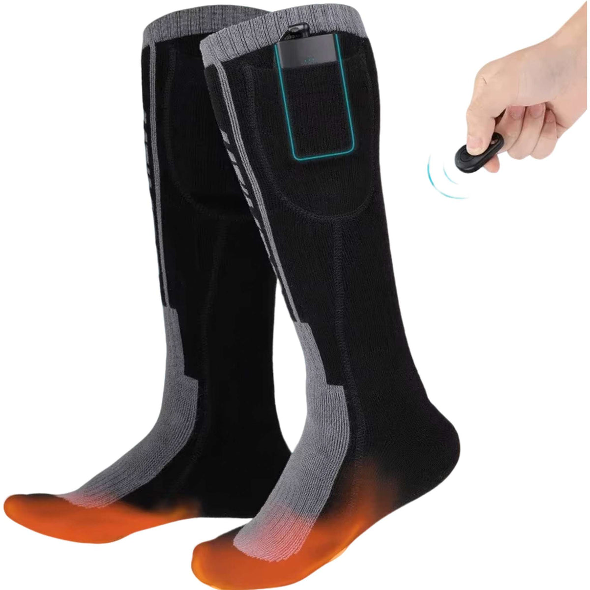Duhan heated socks with remote control