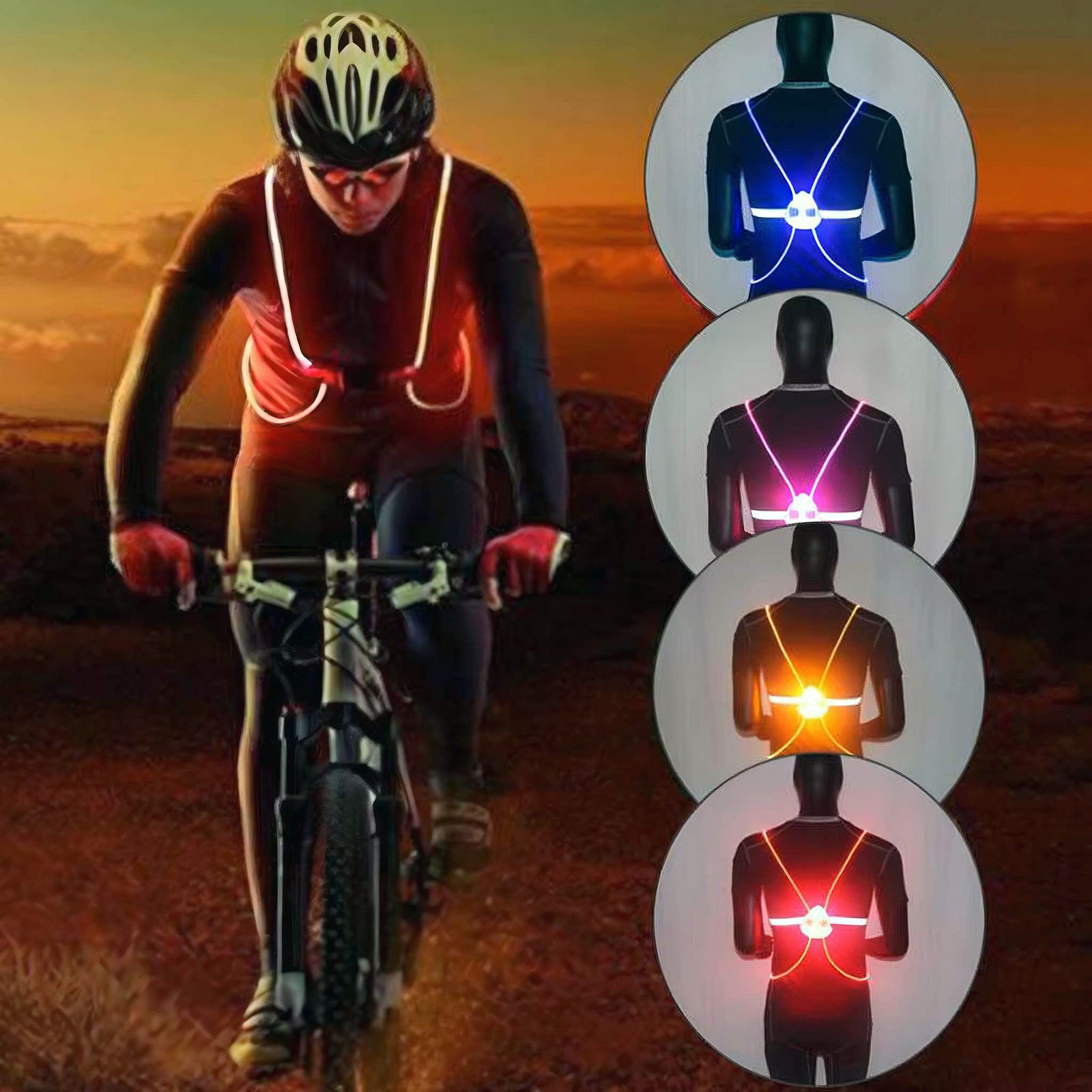 NightPulse LED Visibility Vest