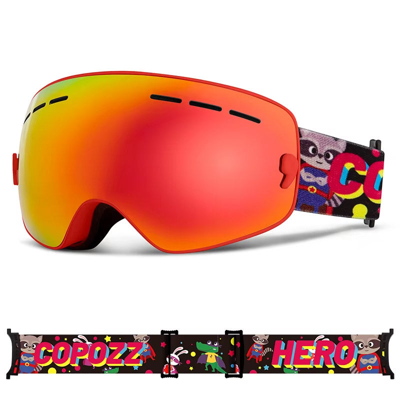 Copozz BlizzardVision kids' double-lens ski goggles