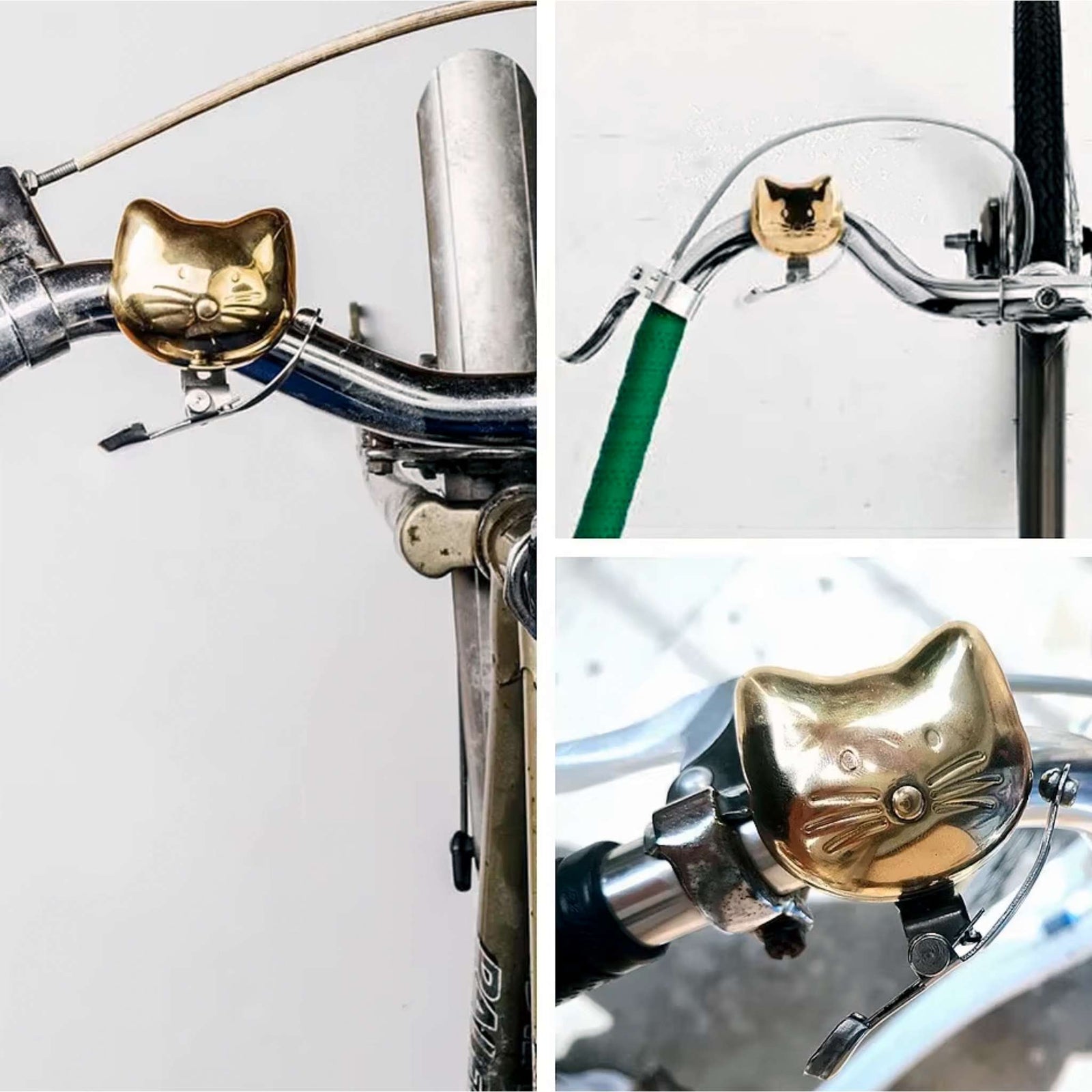 Alpex Copper Cat Bicycle Bell