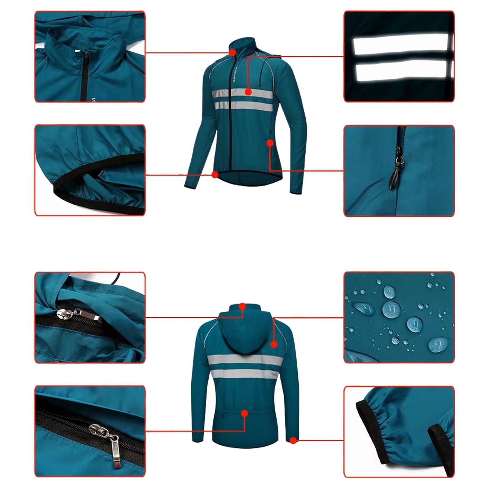 Ultralight Reflective Cycling Jacket