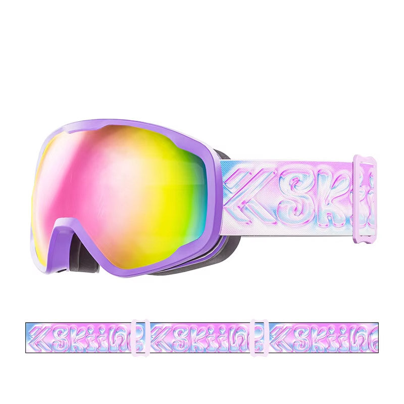 Kapvoe Stormburst K723 kids UV400 ski goggles
