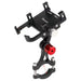 360° Rotatable Alloy Phone Mount - Secure & Versatile GPS Handlebar Bracket for Bikes & Motorcycles