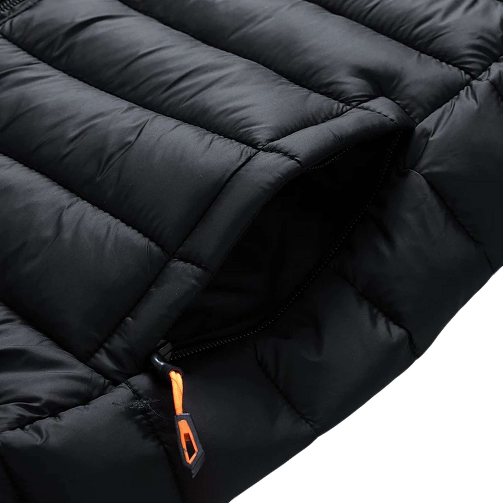Insulated Winter Parka with Detachable Hood - Men's
