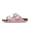 Alpex women's two-strap comfort slide sandals