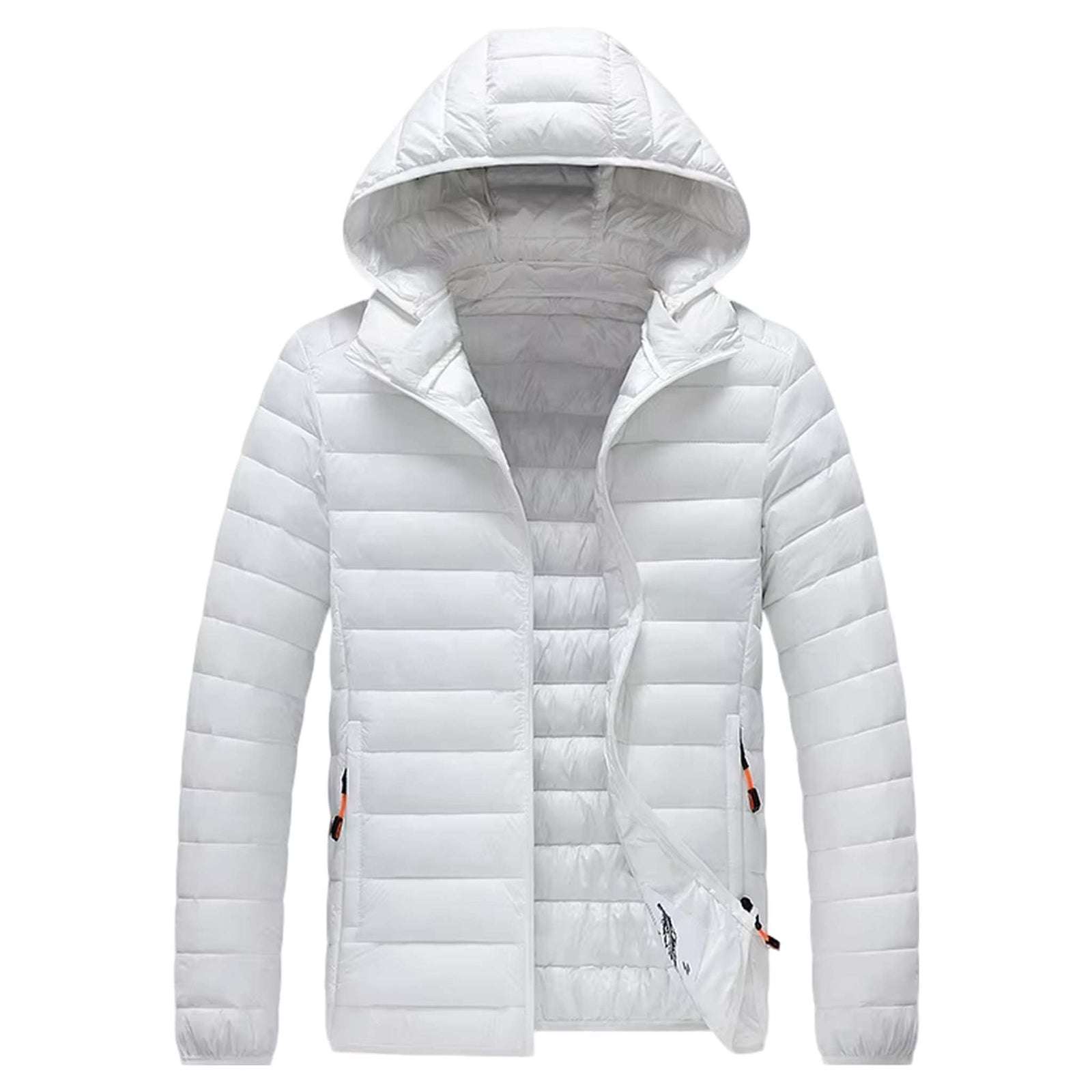 Insulated Winter Parka with Detachable Hood - Men's