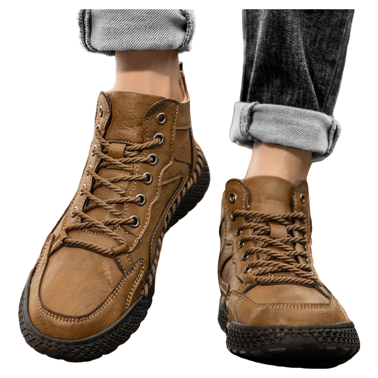 High-Top Winter Hiking Sneakers - Men's