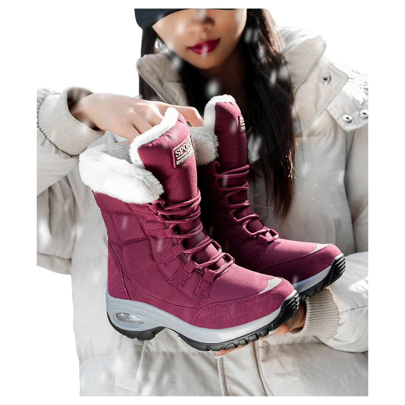 Waterproof Snow Boots - Women's