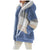 Women's Hooded Cashmere Patchwork Coat