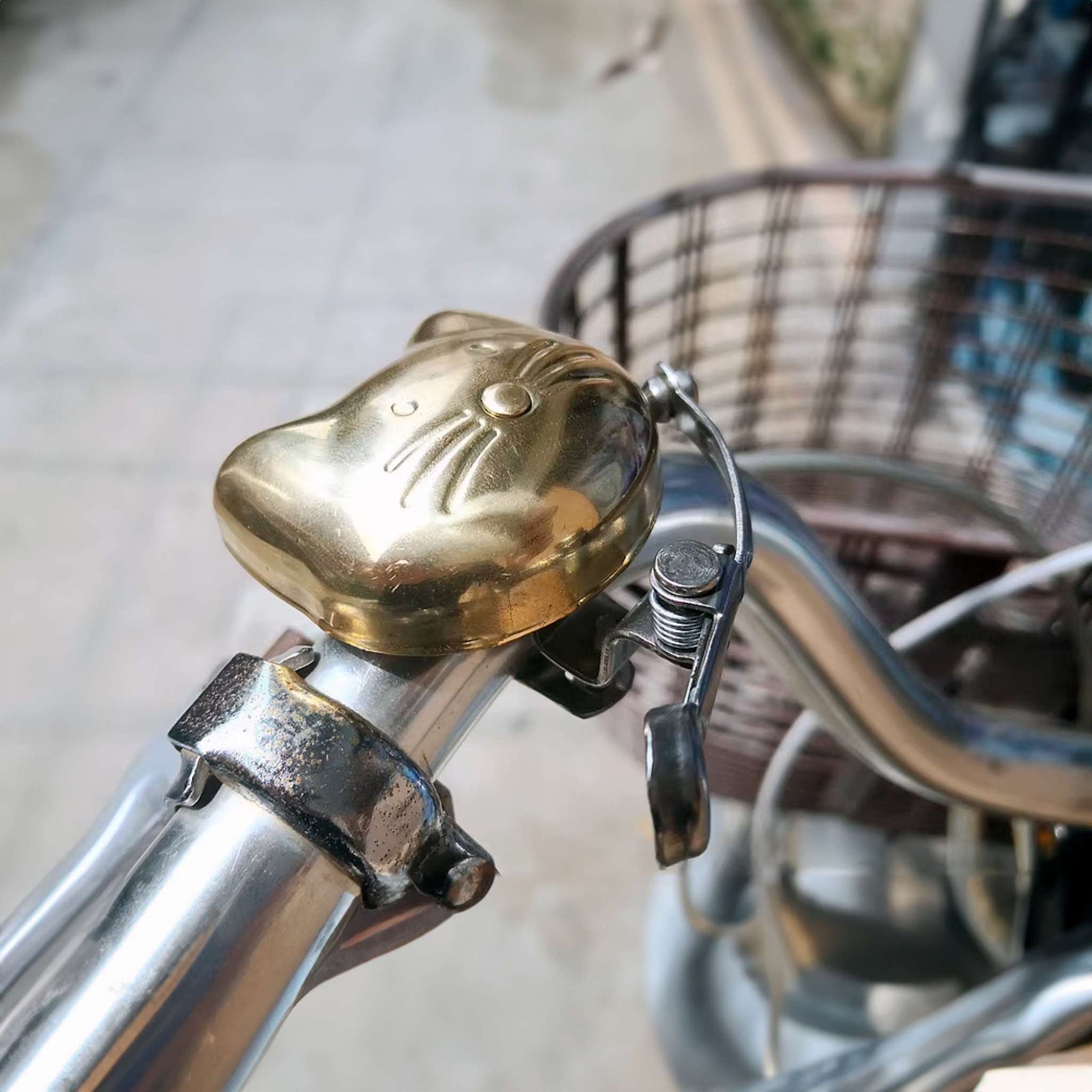 Alpex Copper Cat Bicycle Bell