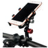 360° Rotatable Alloy Phone Mount - Secure & Versatile GPS Handlebar Bracket for Bikes & Motorcycles