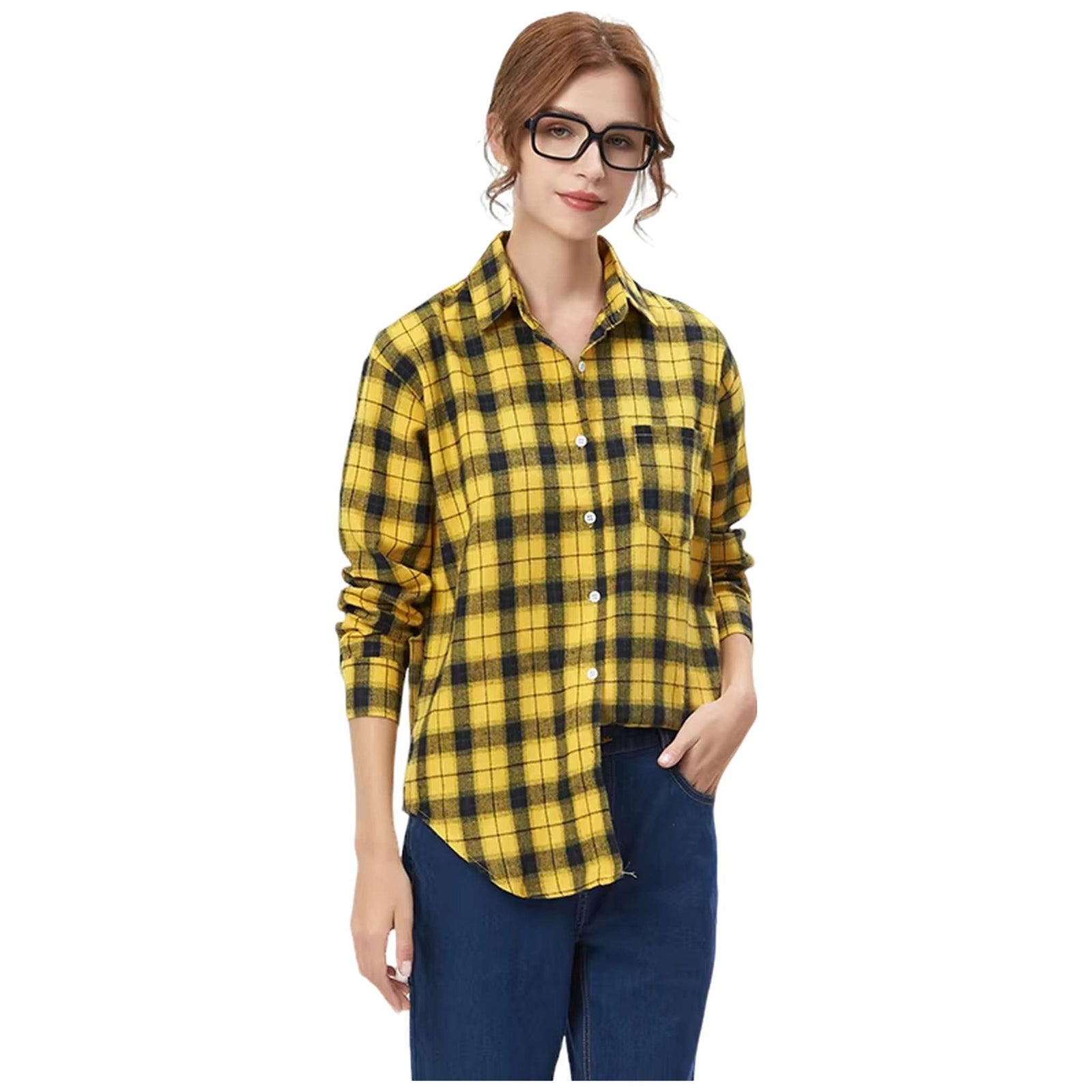 Flannel Plaid Shirt - Women's
