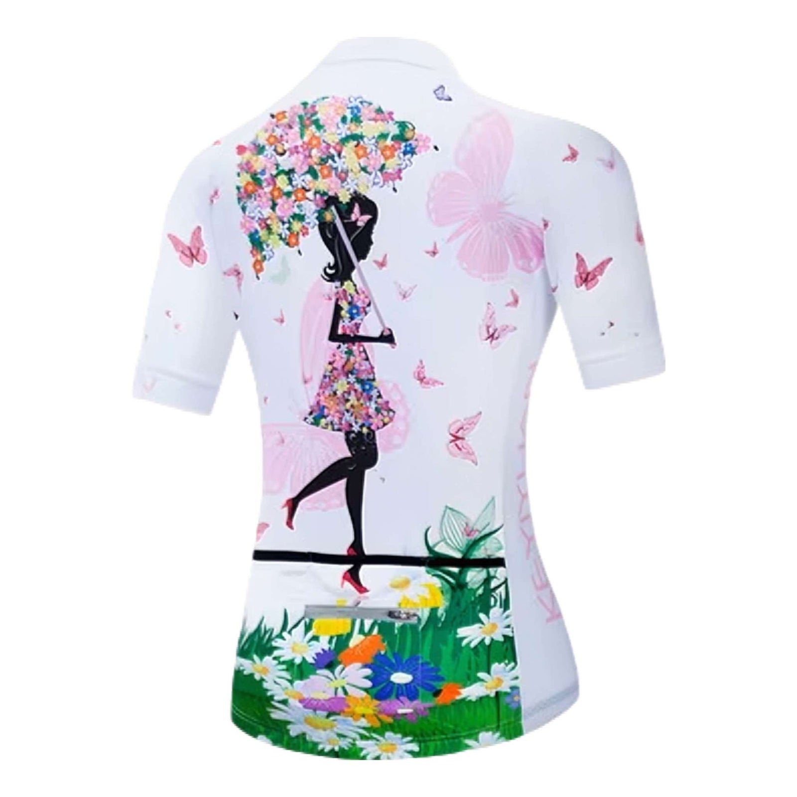 FlightMode Women's Cycling Jersey – Butterfly Bloom