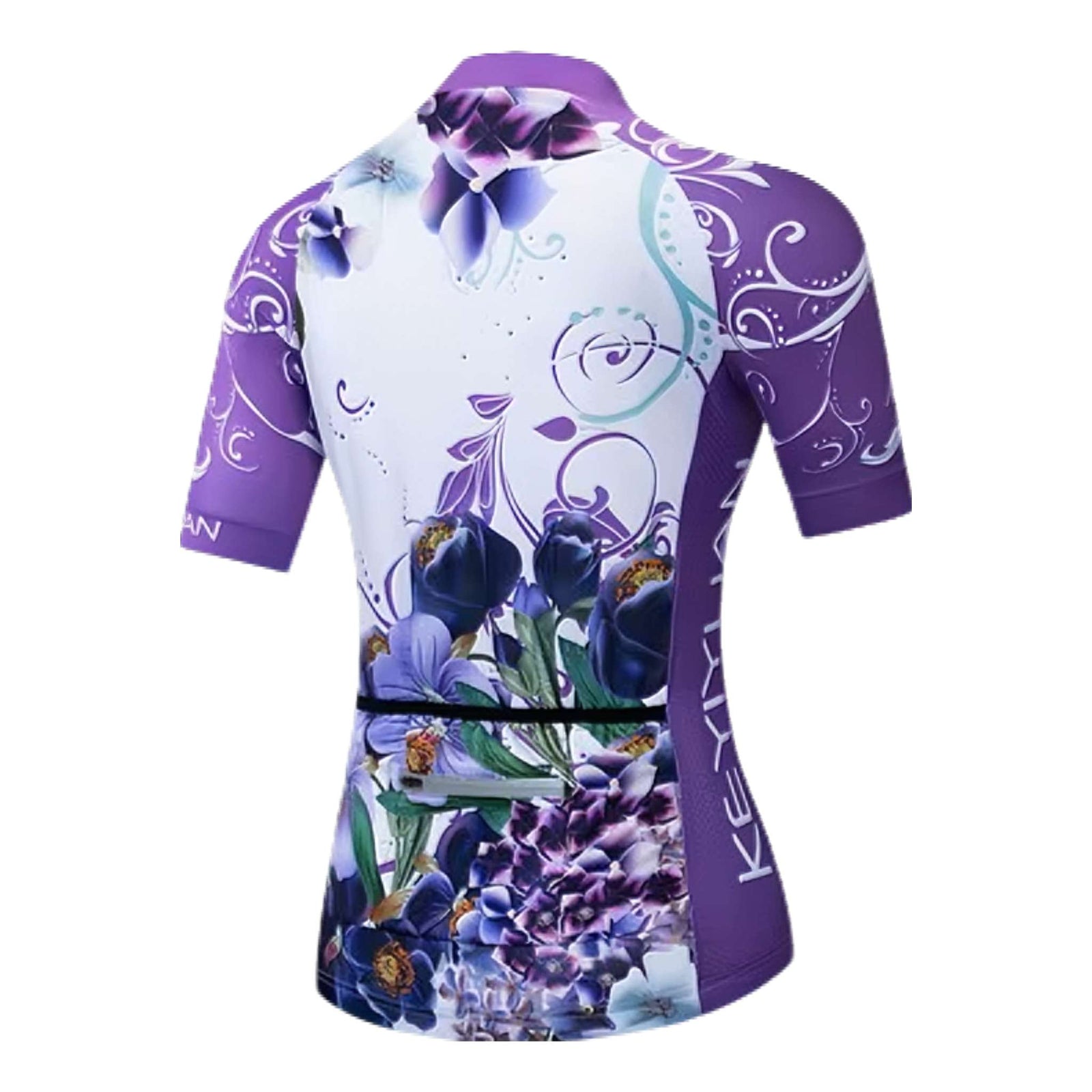 ShadowBloom Women's Cycling Jersey – Midnight Violet
