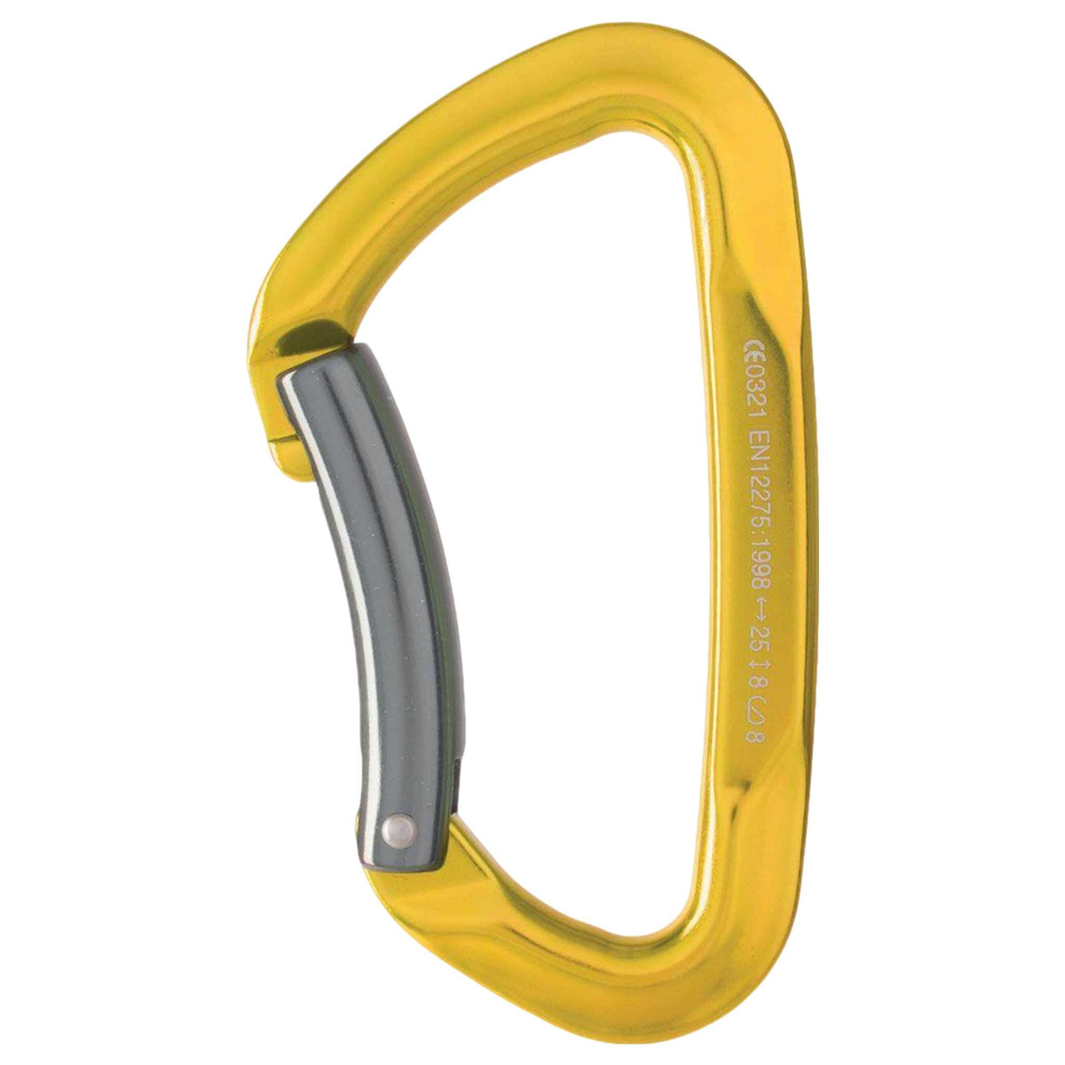 Cypher Vesta keylock bent-gate climbing carabiner
