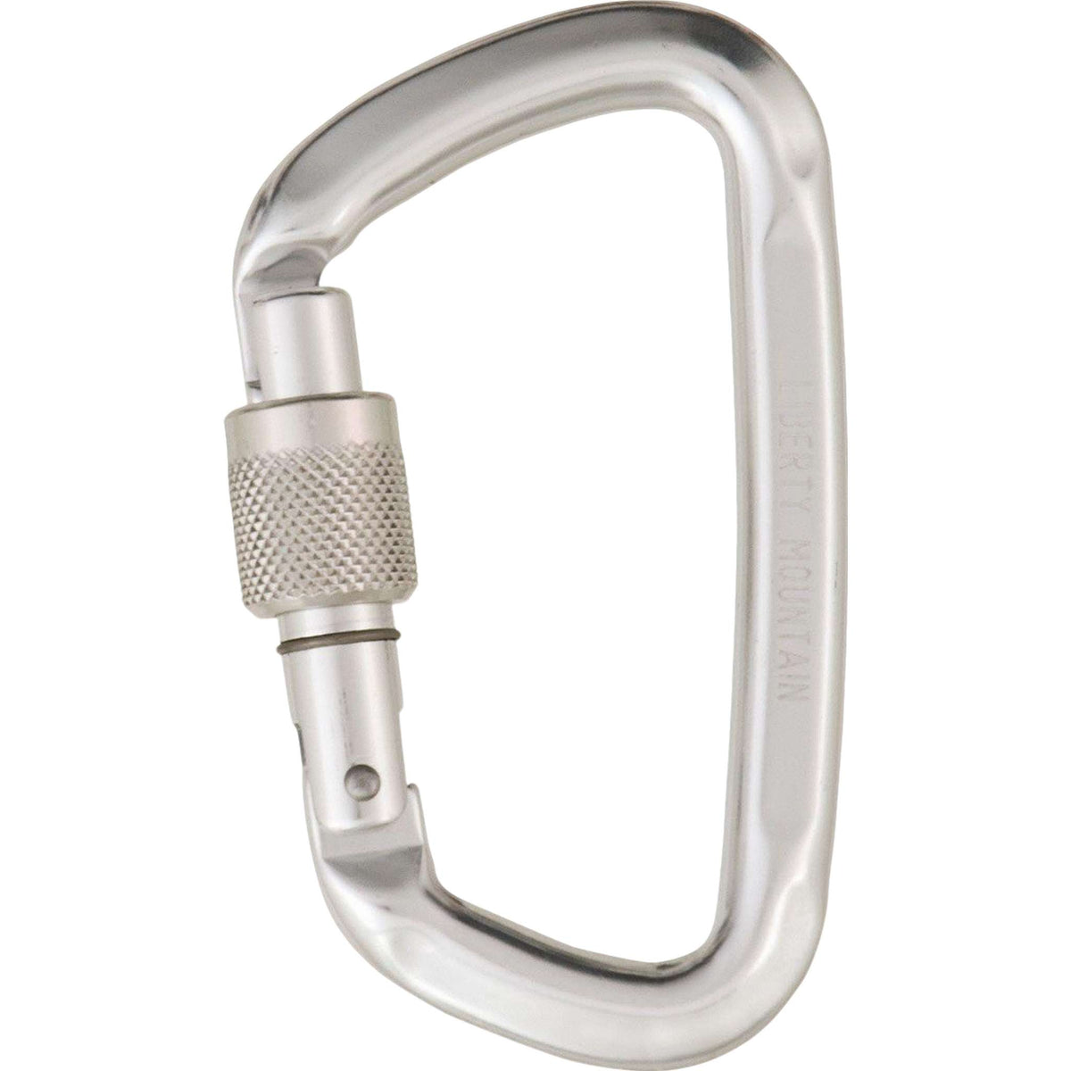 Cypher aluminum modified D keylock 30kN climbing carabiner
