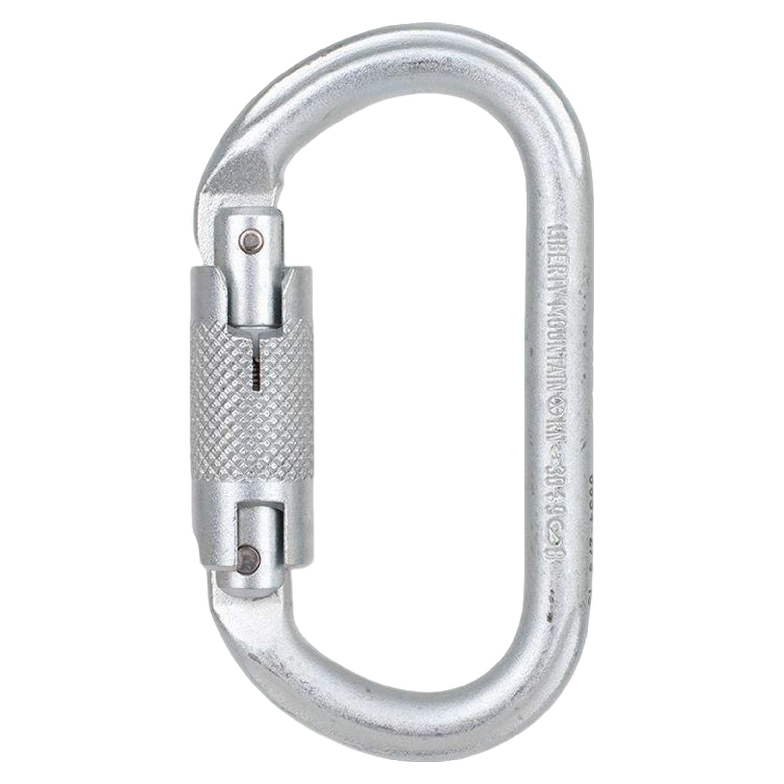 30KN Steel Oval Twist Lock Carabiner – Ultimate Strength for Climbing & Safety