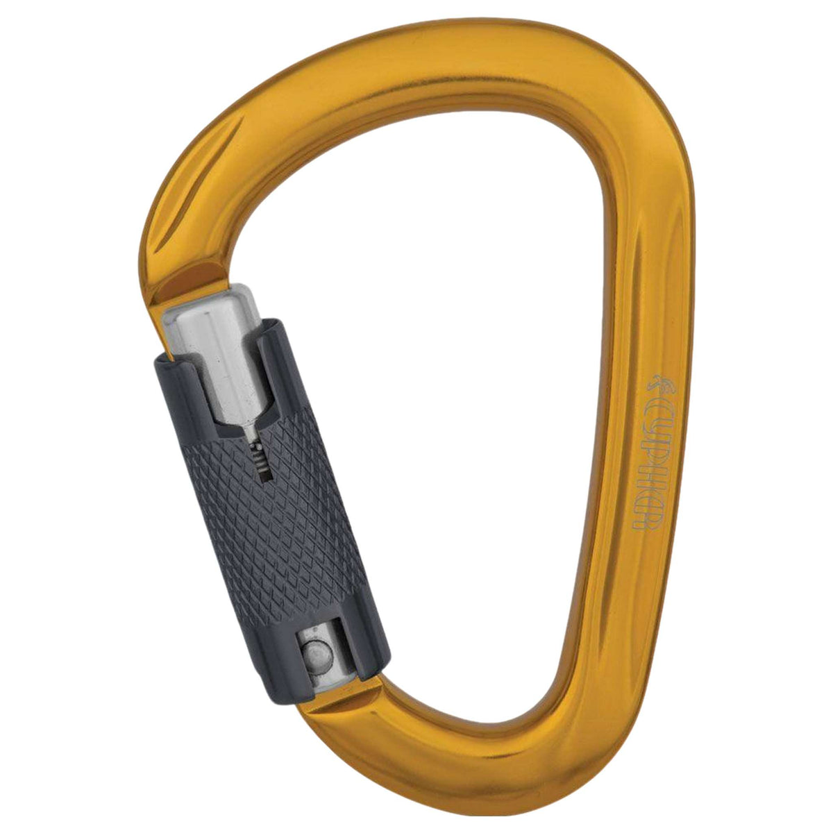 Cypher IRIS HMS 3-stage auto-lock climbing carabiner
