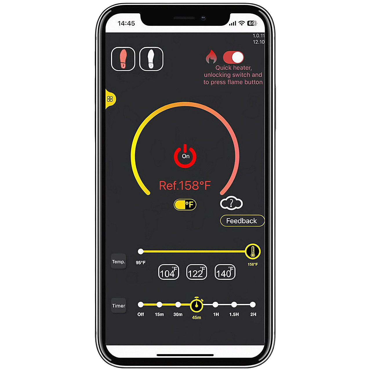 ThermoRide Pro BT Heated Cycling Insoles