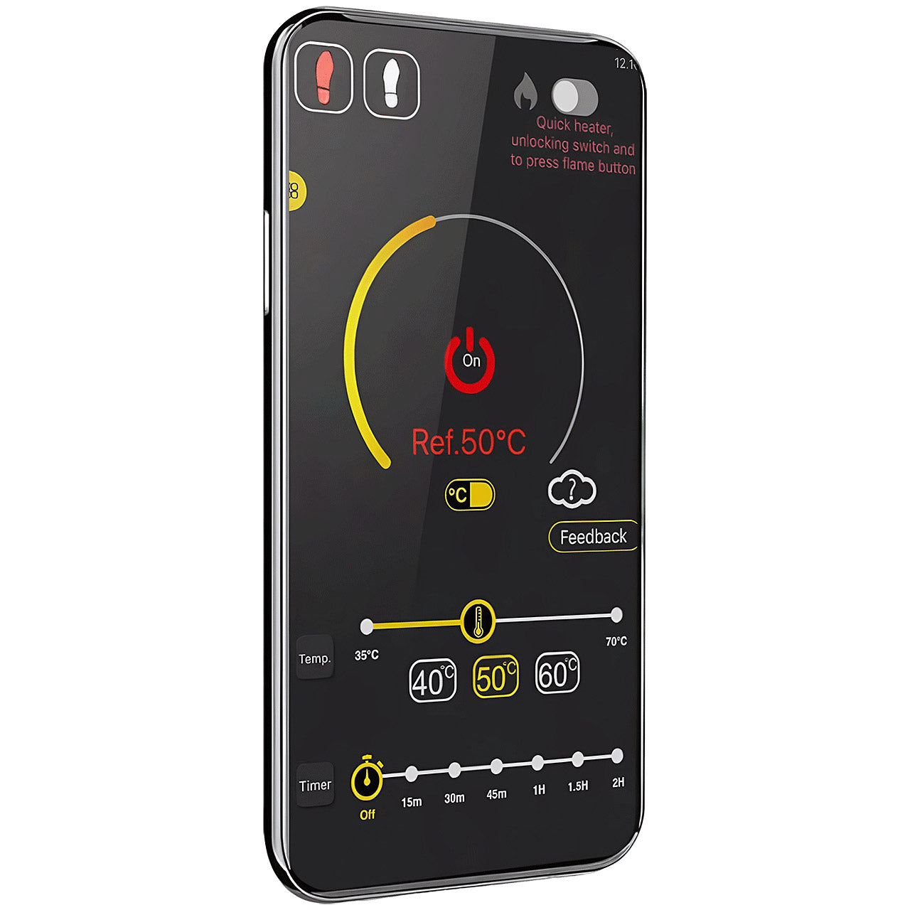 ThermoRide Pro BT Heated Cycling Insoles